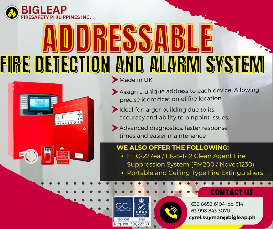 Kentec Brand Addressable Fire Detection and Alarm System for