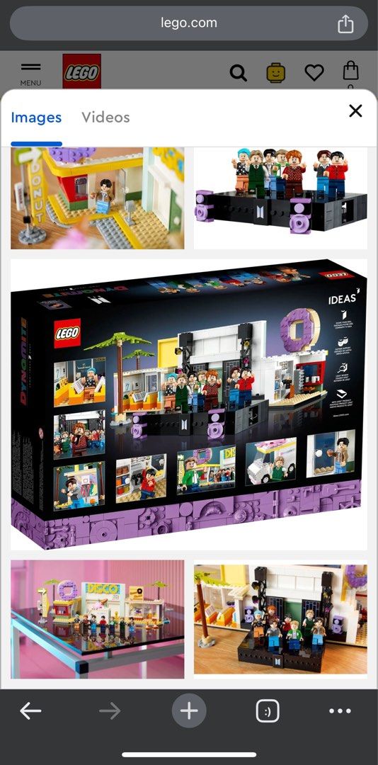 Lego BTS Dynamite (Category: Lego & Building Sets) located in Valenzuela. Submitted by ggfoodiesgoodies (Listing ID 1332181545, Image 3). Description: Original LEGO BTS Dynamite .