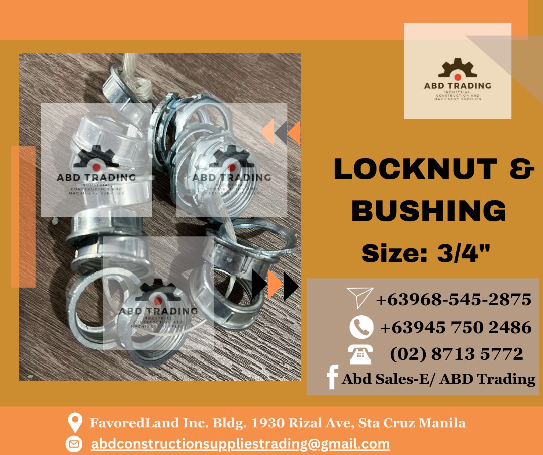 LOCKNUT & BUSHING, Commercial & Industrial, Construction Tools ...