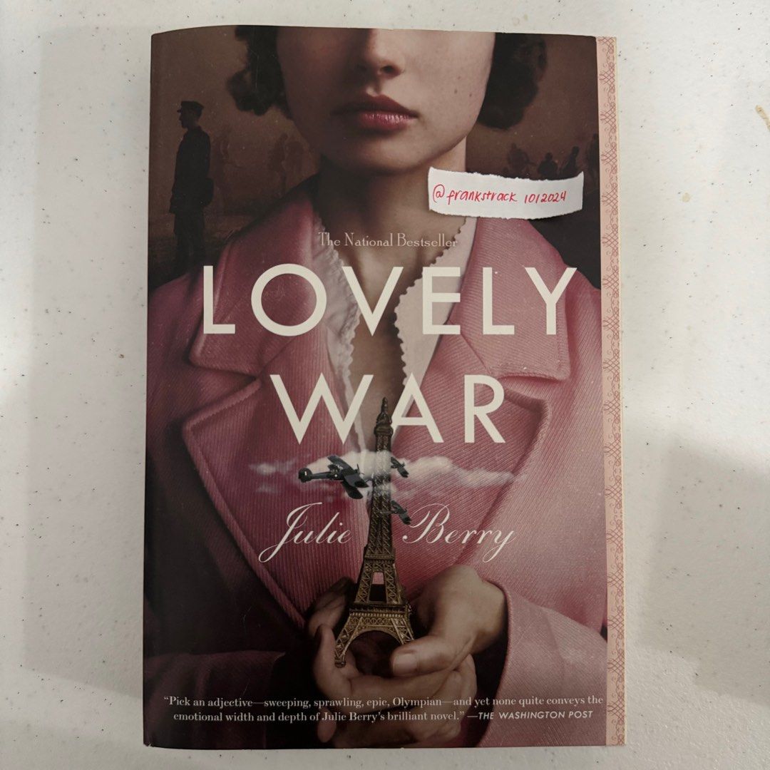 lovely war - julie berry (Category: Storybooks) located in Manila. Submitted by frankstrack (Listing ID 1332218601, Image 1). Description: decluttering sale ! please manage your expectations as some may have minimal foxing. feel free to message me for more photos/other inquiries 💗 prices are negotiable ! loc: sampaloc, manila payment: gcash delivery: sdd/j&t.