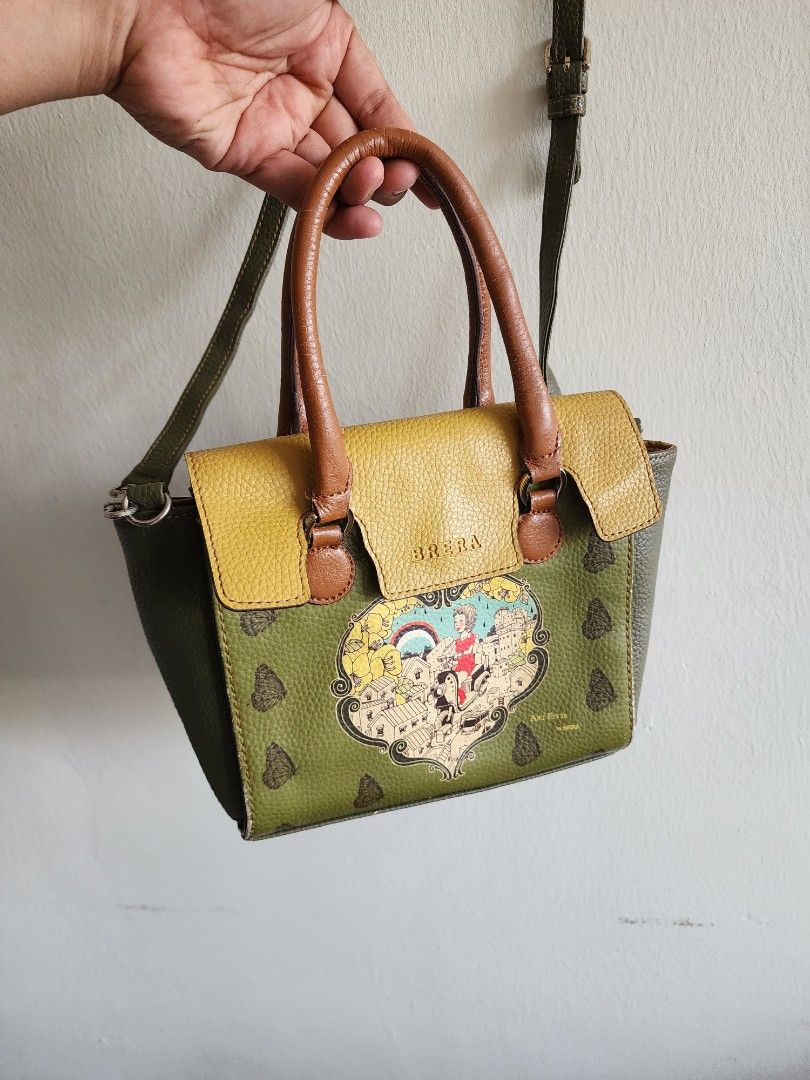 Brera Italy Art Fever Luxury Authentic Original Genuine Sling Shoulder Bag Small 2way Bag