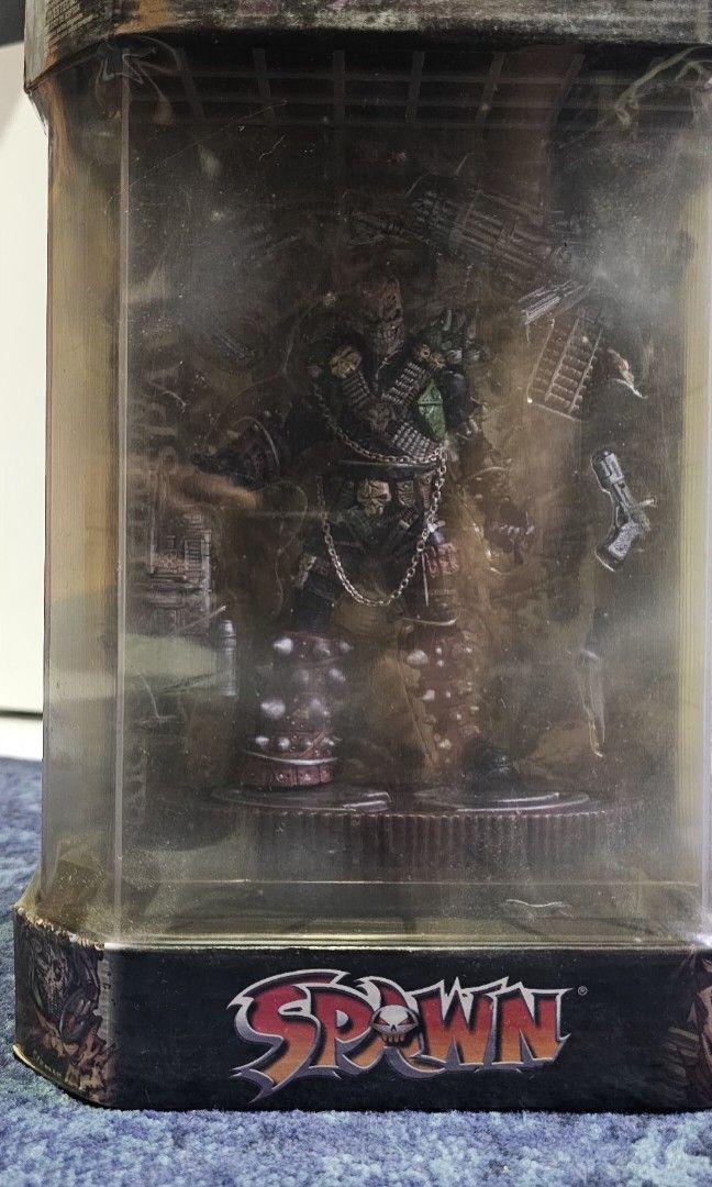 MacFarlane Spawn (Category: Toy Figures) located in Singapore. Submitted by xyzmvr (Listing ID 1332241380, Image 10). Description: Still New in a box wrap up with plastic there 2 of different Spawn , 2 for 50 negotiable..