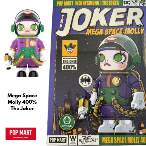 [ON HAND] Mega Space Molly 400% The Joker (Category: Designer & Blind Box Toys) located in Quezon City. Submitted by henhaven (Listing ID 1332192021, Image 2). Description: Sealed from Singapore On hand Of course authentic! .