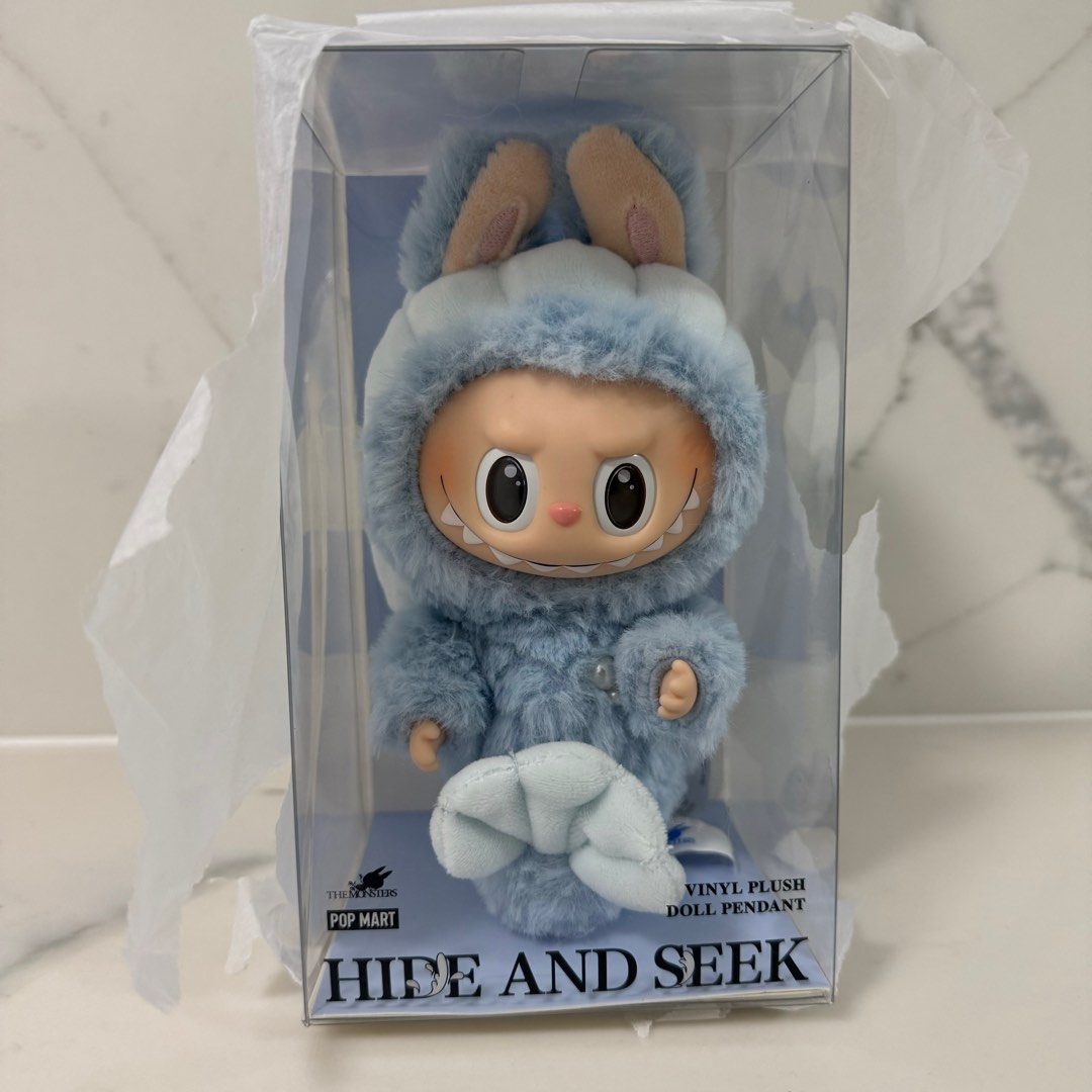 Merbubu Labubu Hide and Seek Merlion Vinyl Face Plush Pendant Singapore ...