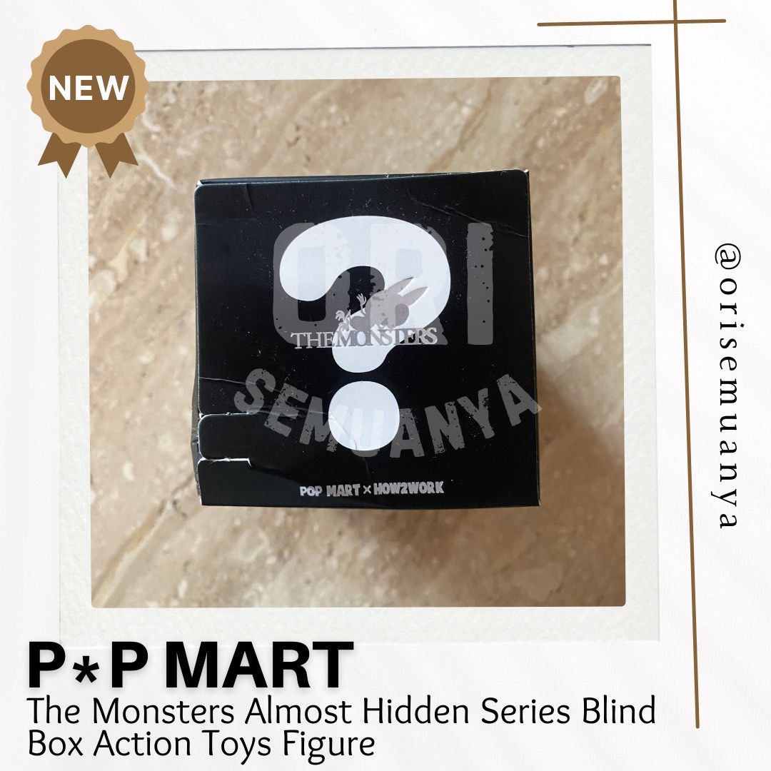 (NEW) Pop Mart The Monster Almost Hidden Series Blind Box Action Toys ...