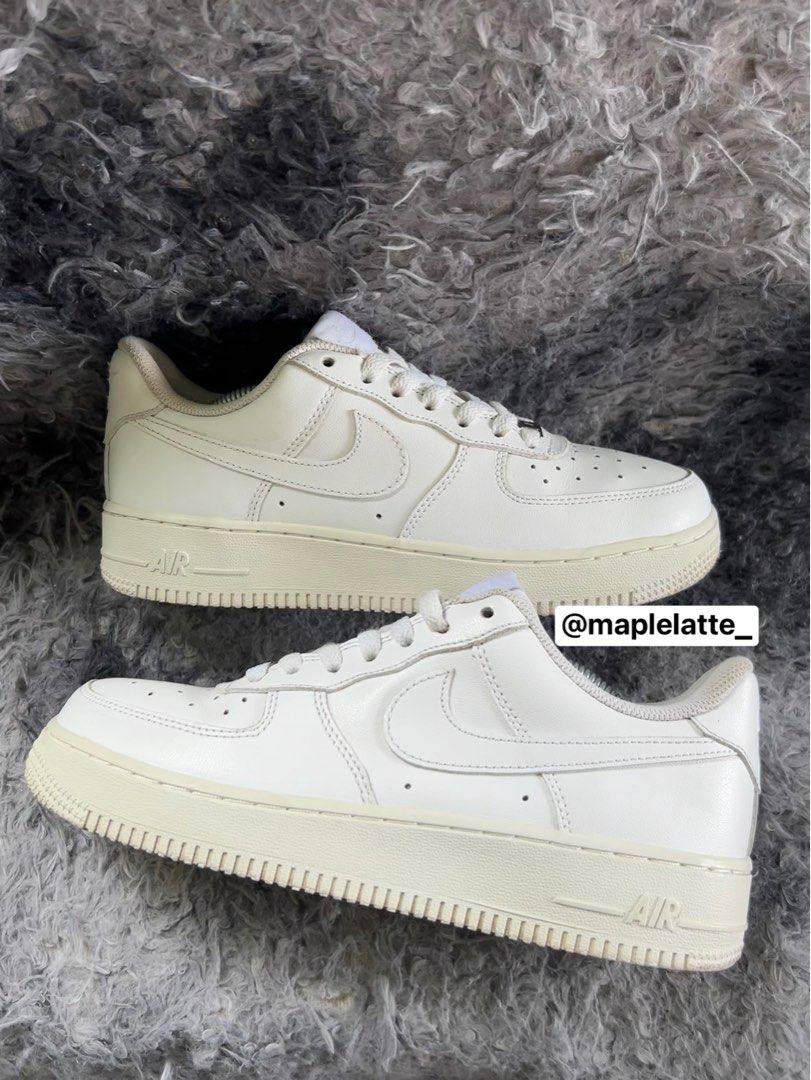 Nike Air Force 1 Triple White AF1, Women's Fashion, Footwear, Sneakers