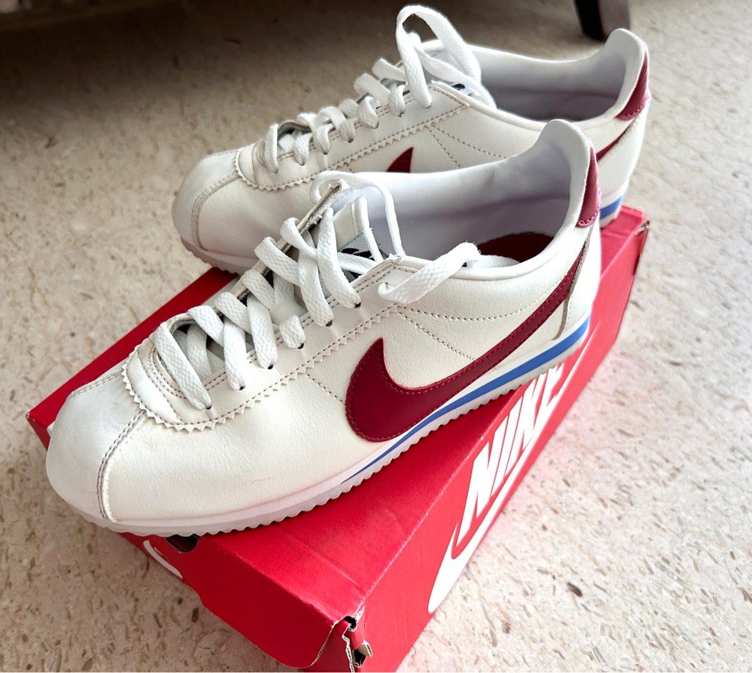 leather nike cortez womens