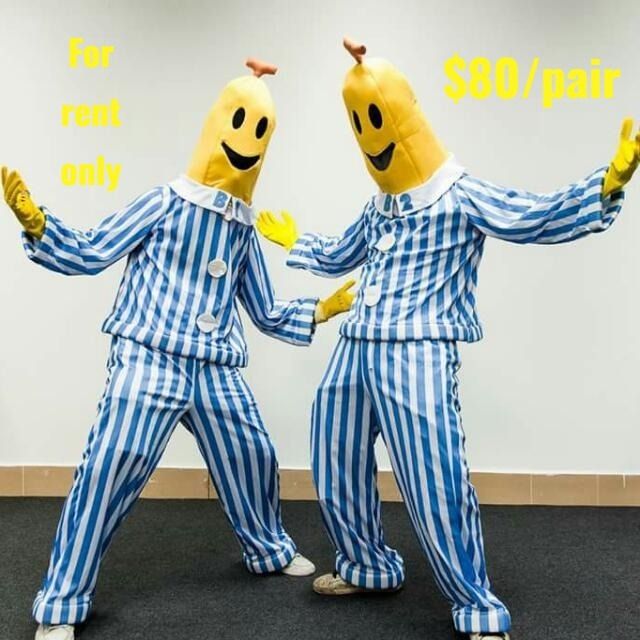 Pair of Banana In Pyjamas Costume