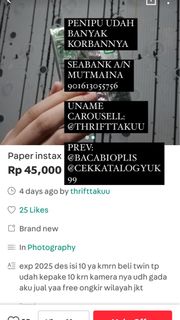 Paper instax Dijual | Carousell Indonesia