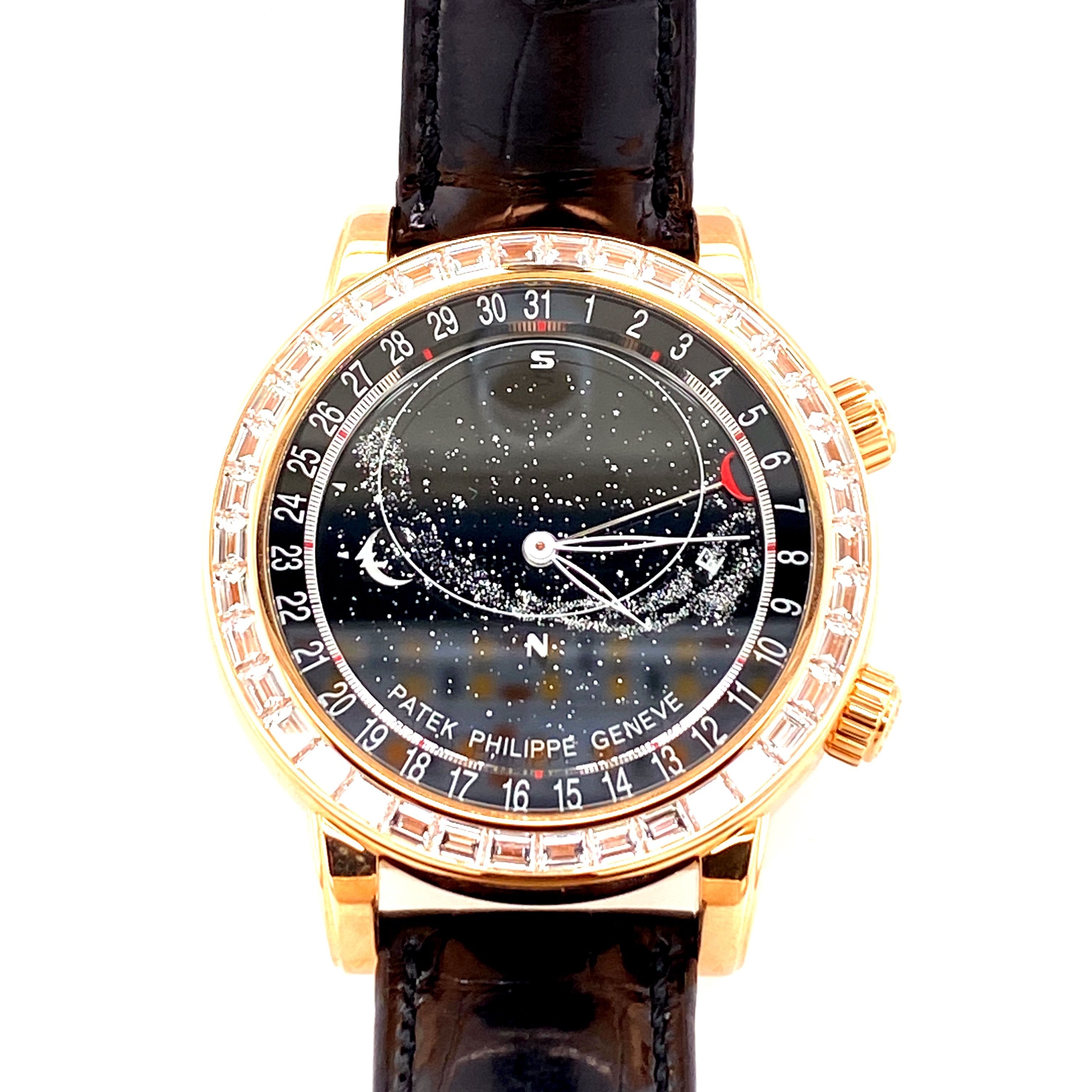 Patek Philippe Grand complications 6104R Sky Moon Rose Gold (Category: Watches) located in Singapore. Submitted by chrono95 (Listing ID 1332154348, Image 1). Description: > Brand New, Unworn > Full Set - Box and Papers, Dated 2024 Chrono95 Luxury Watches Boutique has been established since 2016. Our shop is located at #03-25, Mandarin Gallery, next to Hilton Hotel. We specialize in selling and sourcing for authentic, best quality timepieces from 