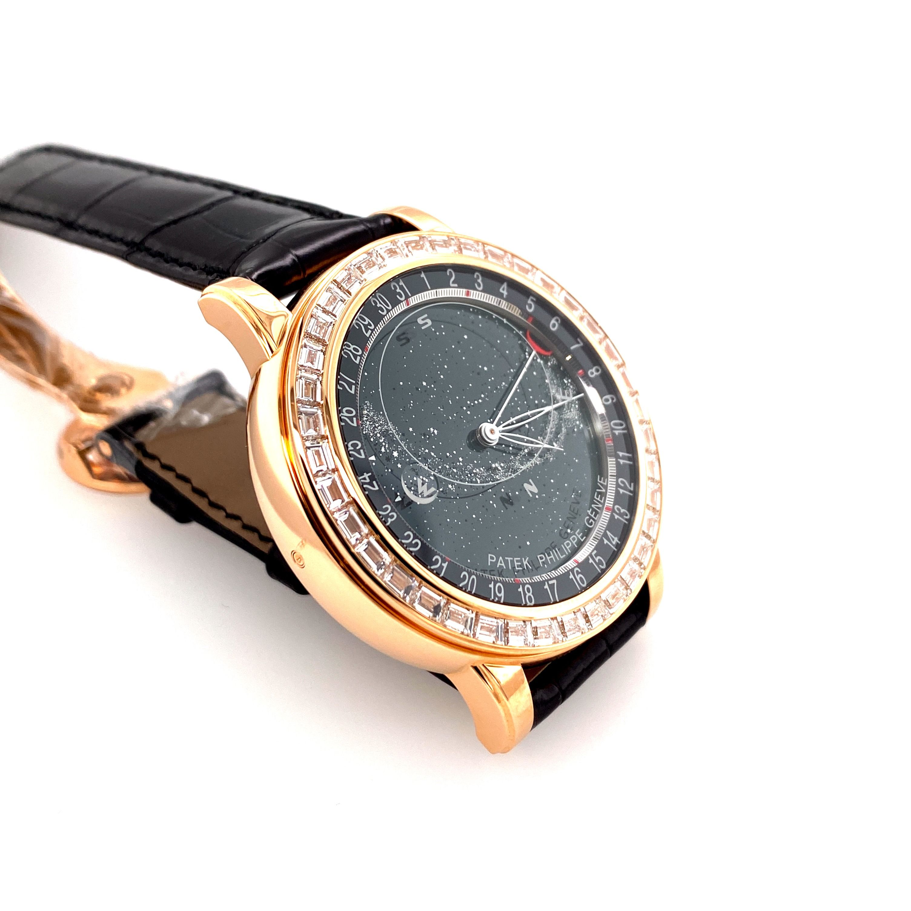 Patek Philippe Grand complications 6104R Sky Moon Rose Gold (Category: Watches) located in Singapore. Submitted by chrono95 (Listing ID 1332154348, Image 3). Description: > Brand New, Unworn > Full Set - Box and Papers, Dated 2024 Chrono95 Luxury Watches Boutique has been established since 2016. Our shop is located at #03-25, Mandarin Gallery, next to Hilton Hotel. We specialize in selling and sourcing for authentic, best quality timepieces from 