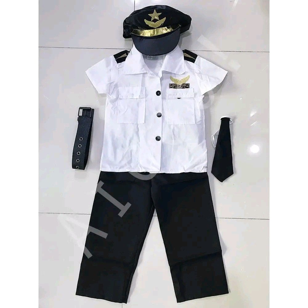 Pilot custome for kids (Category: Babies & Kids Fashion) located in Manila. Submitted by viashop02 (Listing ID 1332273199, Image 2). Description: pilot costume for kids age :3-10yrs old.