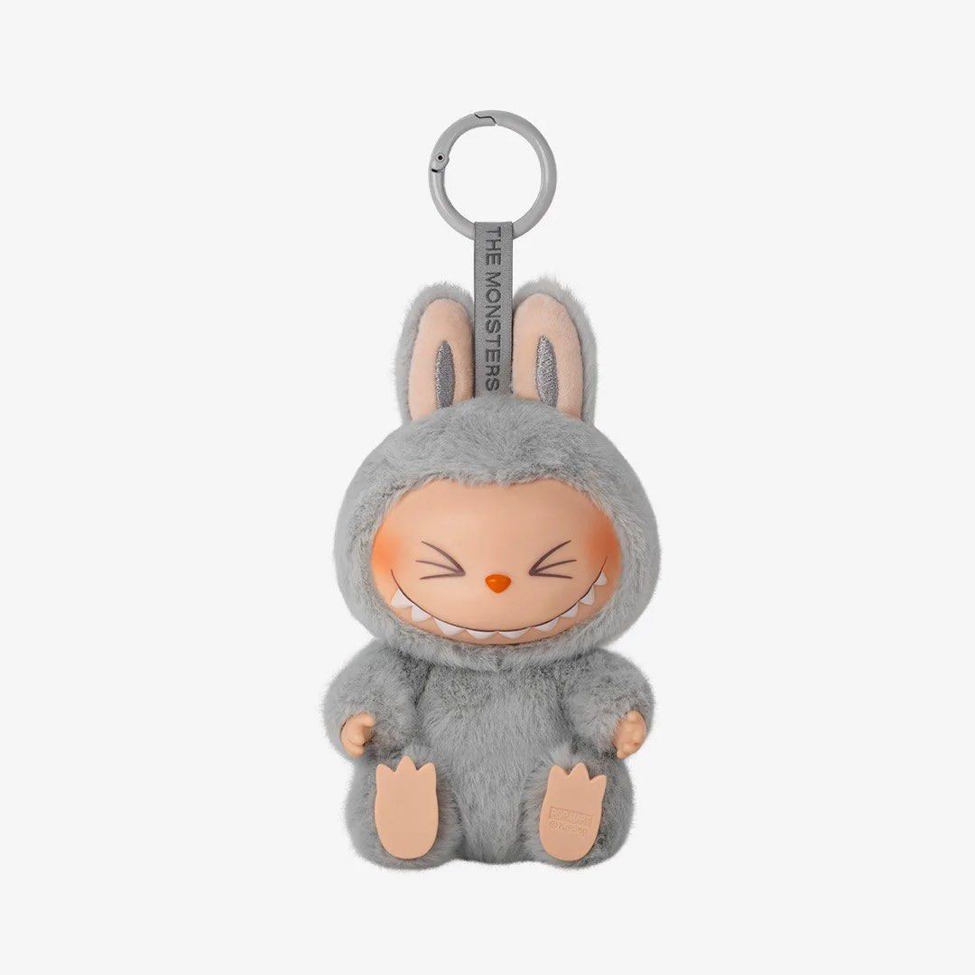 POP MART Bunny ぬいぐるみ グレー POPMART labubu grey (乐呵呵）, Hobbies & Toys, Toys & Games on