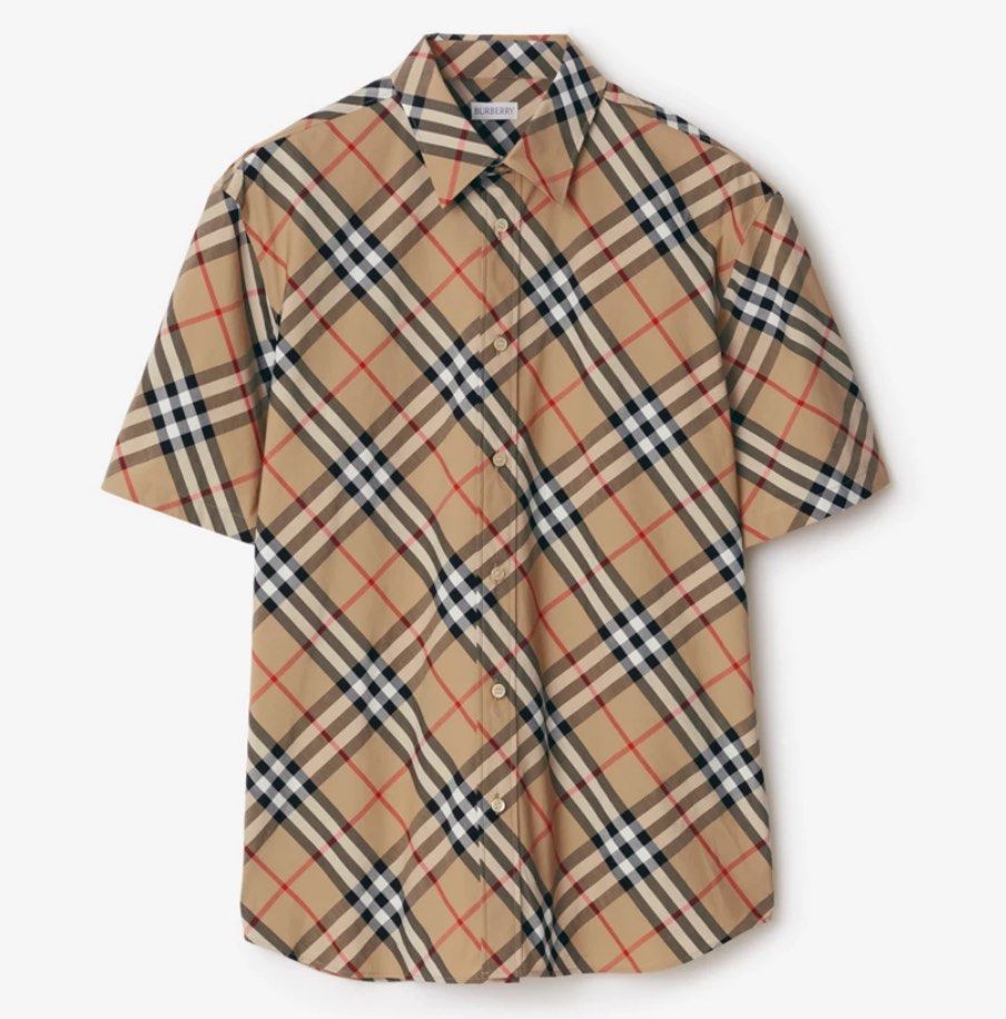 Burberry short sleeve shirt sale clearance