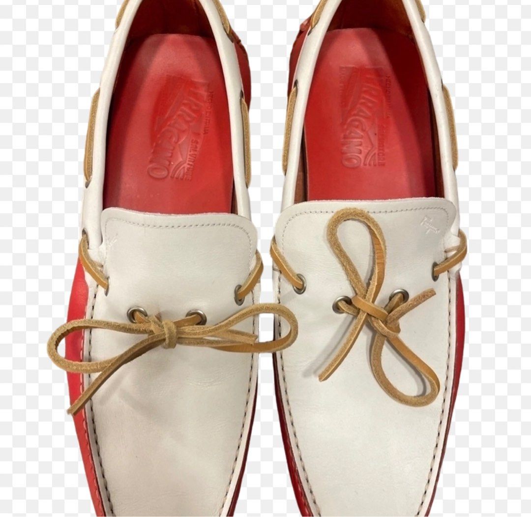 Salvatore Ferragamo Mango 4 Two Tone Tie Driver Men s Fashion Footwear Casual shoes on Carousell