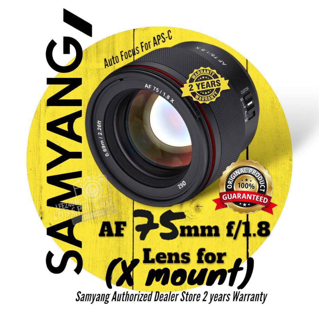 Samyang AF 75mm for FUJIFILM X Mount|FUJIFILM|Fujifilm