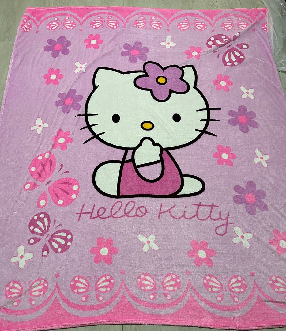 Hello kitty fleece blanket new arrivals