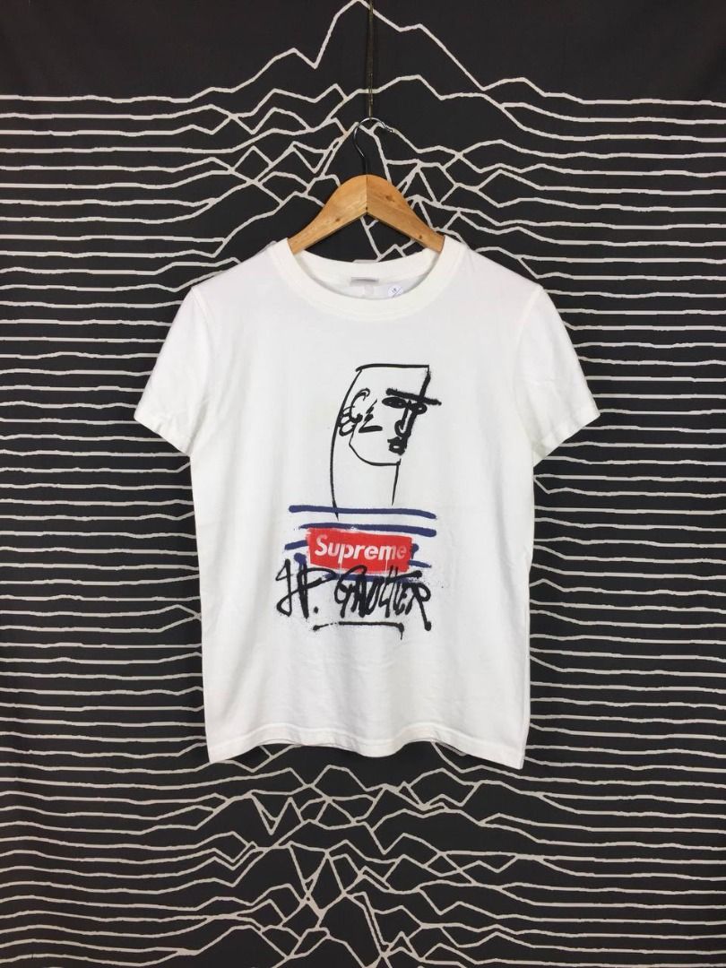 Supreme Jean Paul Gaultier Tee Men s Fashion Tops Sets Tshirts Polo Shirts on Carousell
