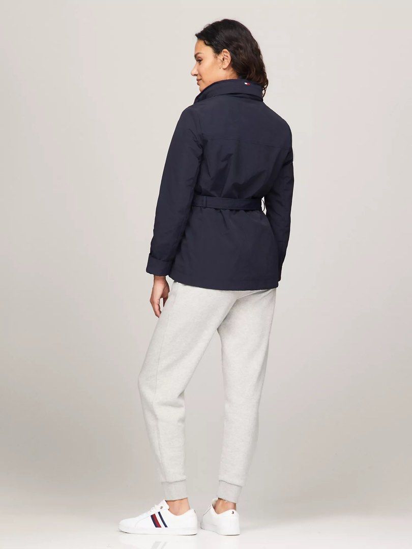 Tommy Hilfiger Jacket (Category: Coats, Jackets and Outerwear) located in Mandaluyong City. Submitted by mayanimosity (Listing ID 1332120756, Image 3). Description: Belted TH Jacket Brand New with Tag Color: Black 4200 Size: Medium can fit up to Large frame RFS: size is too big for me.