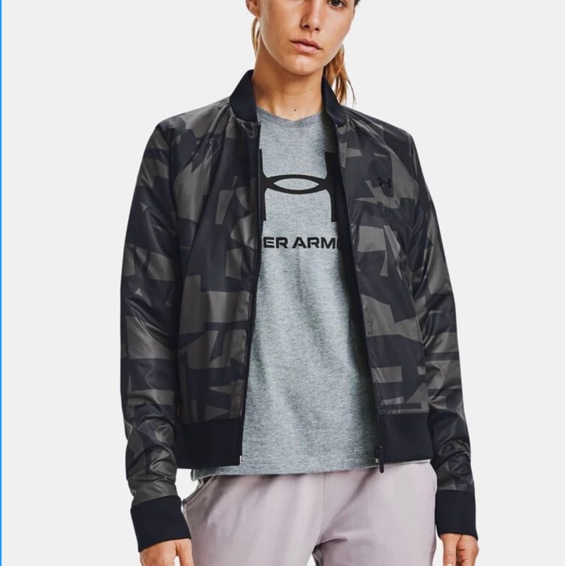 Under Armour Women s UA MOVE Reversible Bomber Jacket Black LG