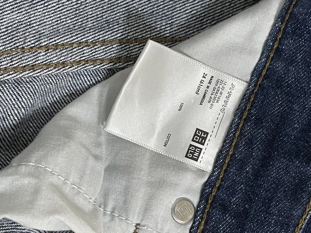 UNIQLO dark denim jeans (Category: Jeans) located in Quezon City. Submitted by mclbee (Listing ID 1332126010, Image 3). Description: ✨ discontinued uniqlo jeans.