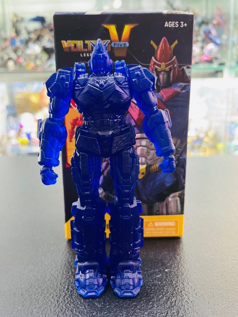 Voltes 5 (Category: Figurines & Statues) located in Makati City. Submitted by tomypom (Listing ID 1332145224, Image 1). Description: Authentic Voltes 5 Voltes five 12 cm figure Collect all colors! Transparent blue version 249 pesos only! .