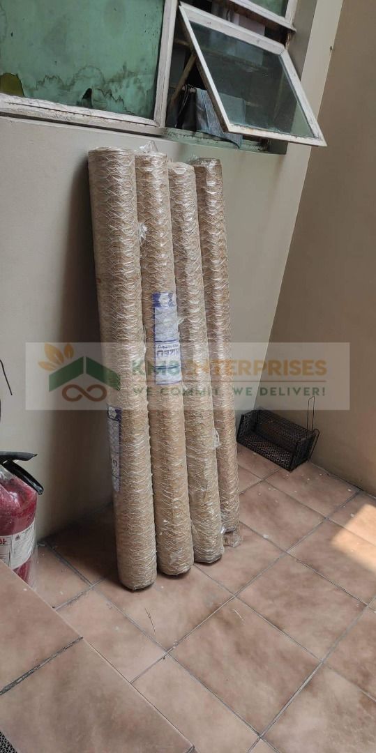 Welded Wiremesh for Insulation (Category: Construction & Building Materials) located in Marikina City. Submitted by christine_km8enterprises (Listing ID 1332244558, Image 3). Description: CHICKEN WIRE / WELDED WIRE MESH Uses❗ 📌 Use for building inside and outside plaster reinforcement 📌Essentials piece of plastering work 📌 It creates long lasting plaster coating for absolutely all surface of concrete and bricks to wood and even plaster ceiling