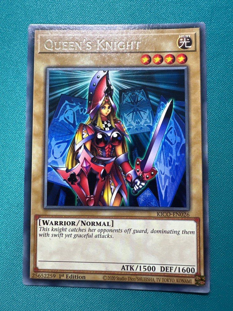 queen's knight deck yugioh - KICO-EN026 - Collector's Rare Warrior/Normal YuGiOh Trading Card Game King's