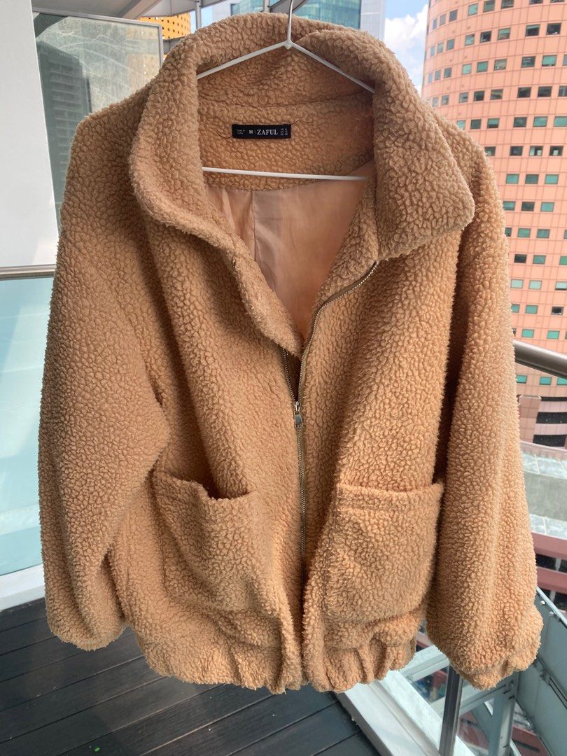 Zaful Fuzzy Teddy Jacket