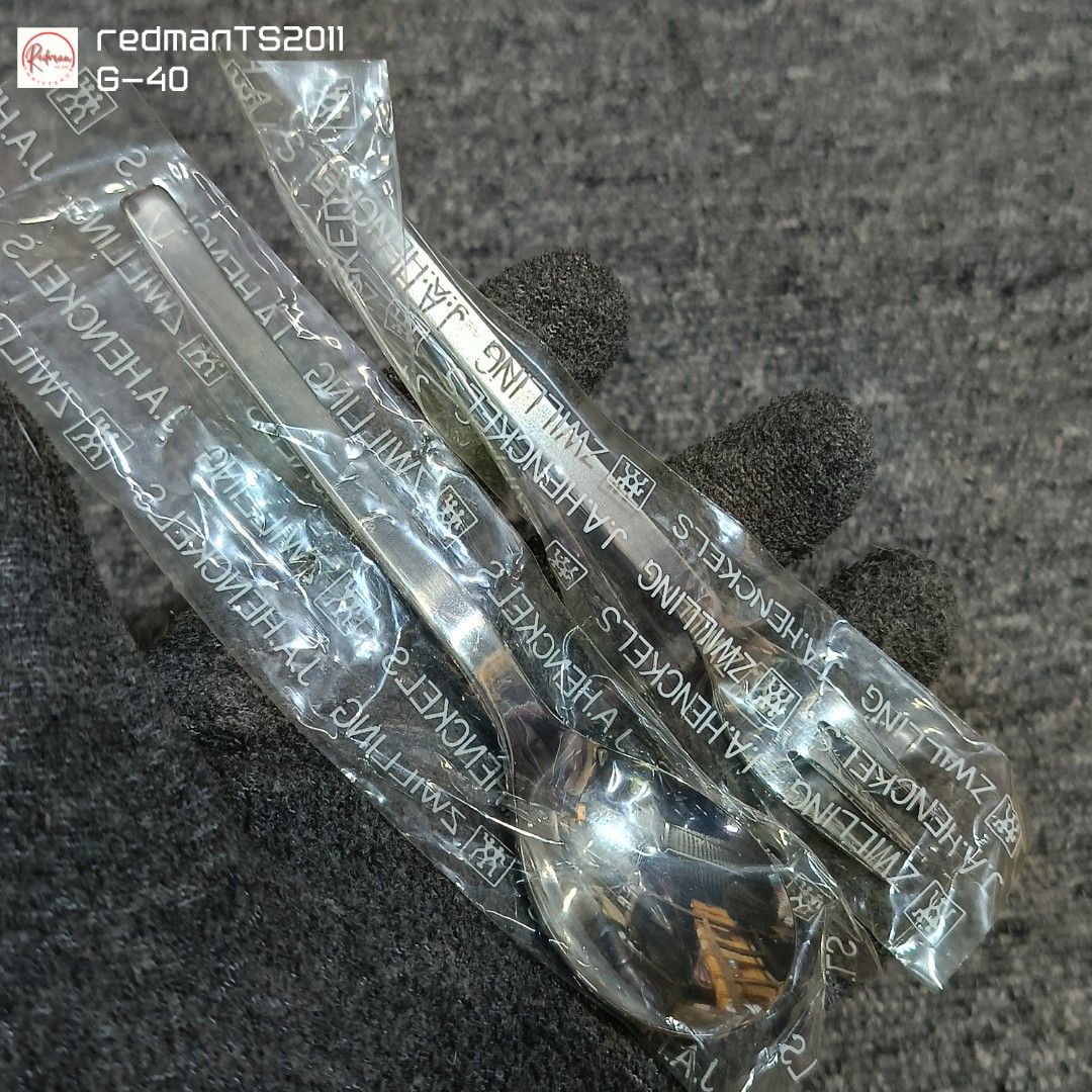 Zwilling J.A. Henckels Besteck-Garnitur Tableware Set (Category: Dinnerware & Cutlery) located in Meycauayan. Submitted by redmants2011 (Listing ID 1332217625, Image 3). Description: New old stock Payment - Gcash / Bank Transfer Shipping - Gogo Xpress / Flash Express.