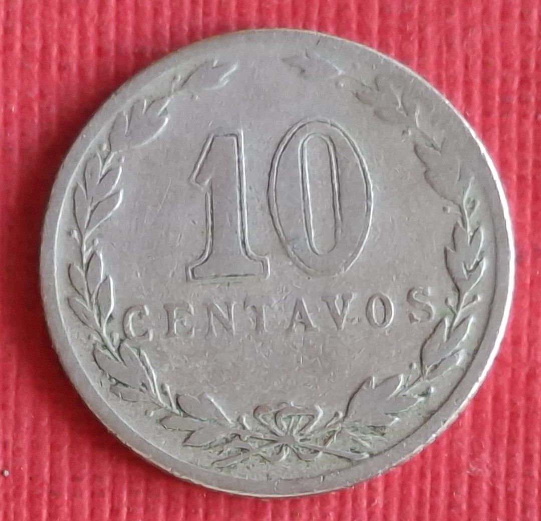 古幣／158阿根廷1938年自由女神〔10 CENTAVOS]銀幣乙枚（保真，美品）。, 書籍、休閒與玩具, 收藏、紀念品, 錢幣、紙鈔在旋轉拍賣
