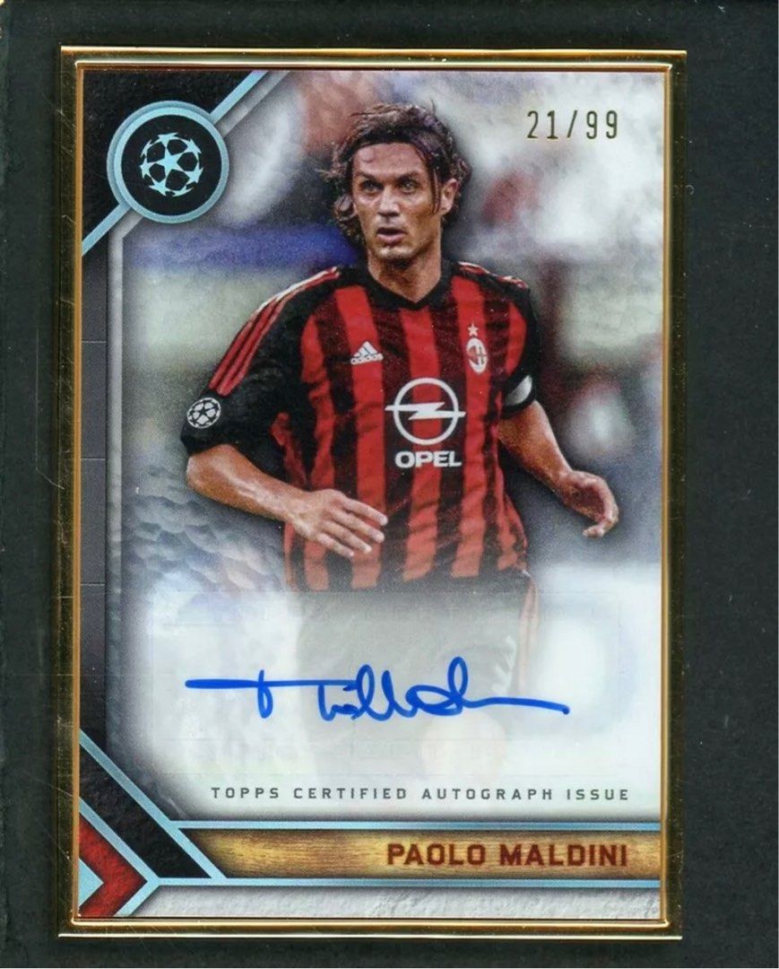 topps Champions League マルディーニサイン