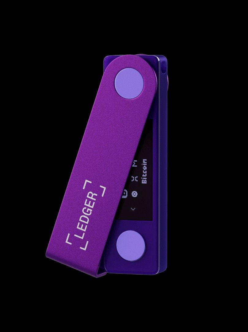 💎旋轉鑽石商店認證實體店Ledger Nano X LNX-PURPLE-ENDEPT Hardware wallet 1 pc(s)  全新未開封最後一隻限量版絕版停產#紫色另有多種不同顏色及不同品牌種類卡片冷錢包