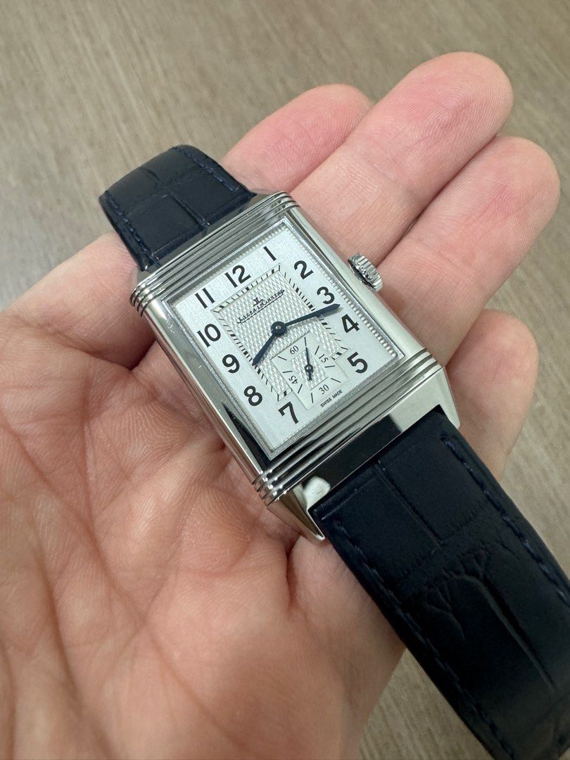 LOWEST 8 Years Warranty Jaeger Lecoultre JLC Reverso Classic Monoface Small Seconds Large 45.6 X 27.4mm Case Size Manual Winding Q3858520 214.8.62