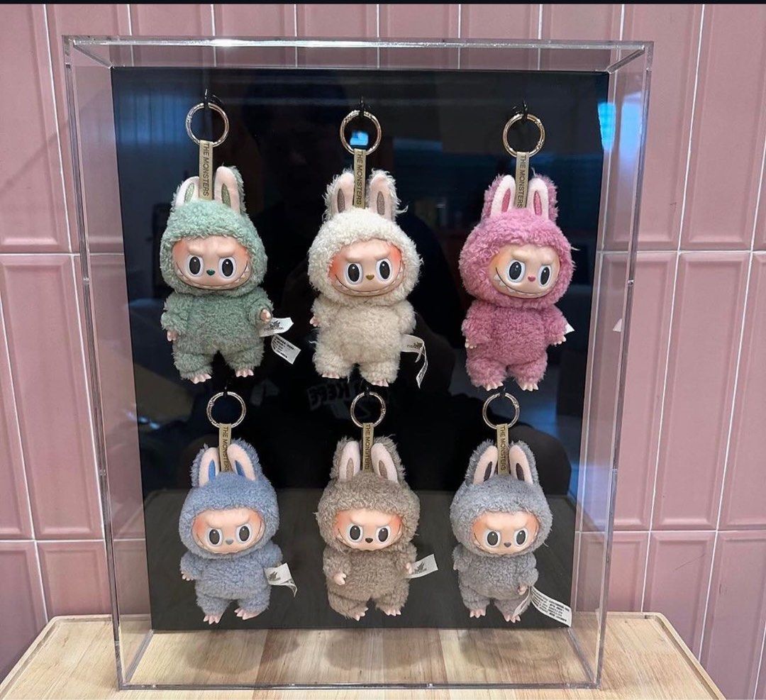 acrylic case labubu (Category: Designer & Blind Box Toys) located in Quezon City. Submitted by kikay_kit (Listing ID 1332308396, Image 1). Description: we do customize acrylic case.