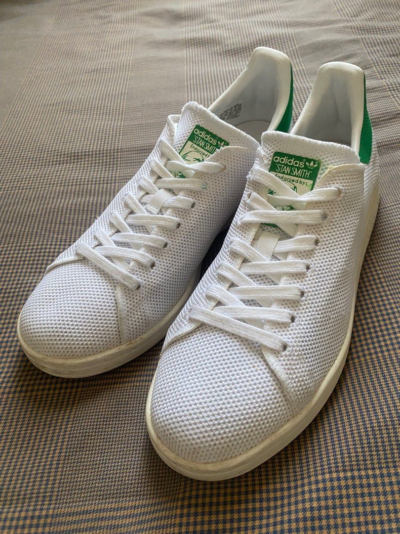 Adidas original Stan Smith OG Prime Knit White green classic Carousell