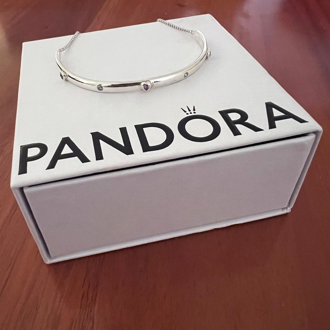 AUTHENTIC Pandora Explosion of Love Slider Bracelet