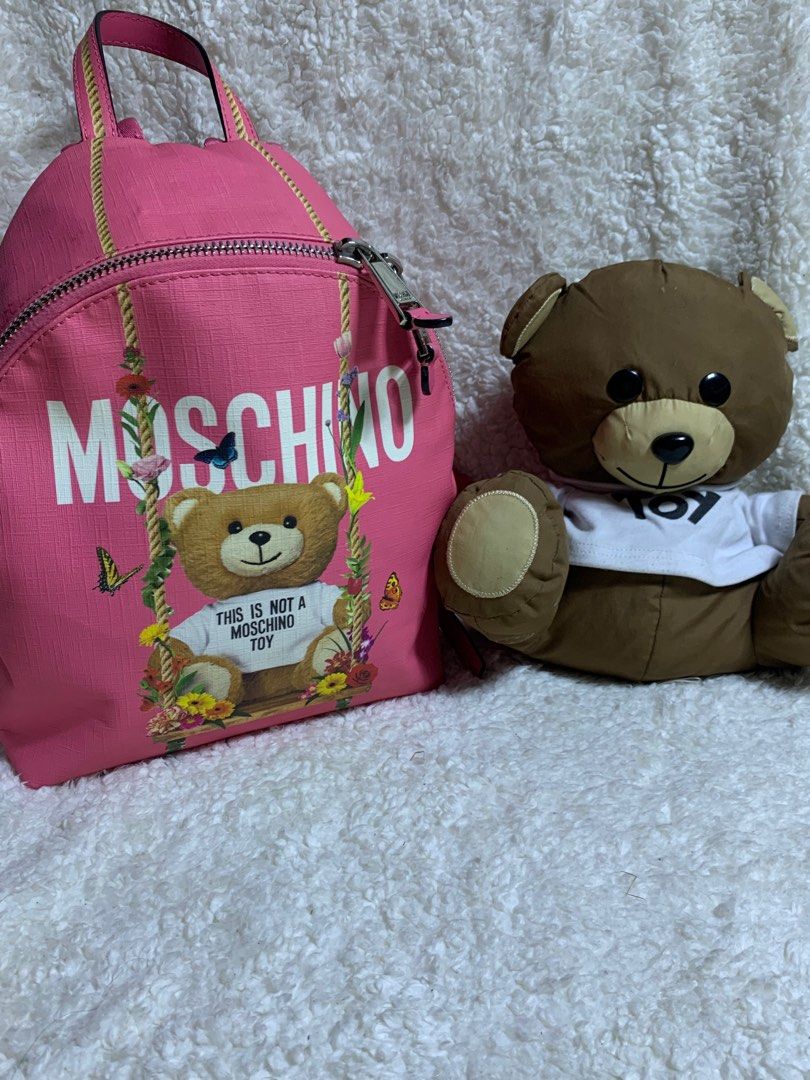 Moschino flavour teddy bear backpack