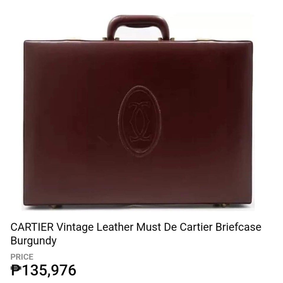 Cartier briefcase clearance