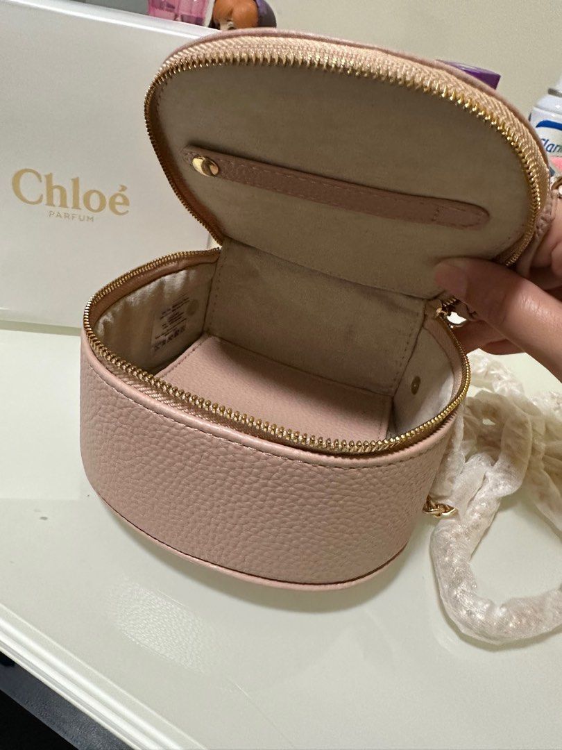 Chloe Parfum Gold Chain Sling Pouch Bag suitable for Christmas gift