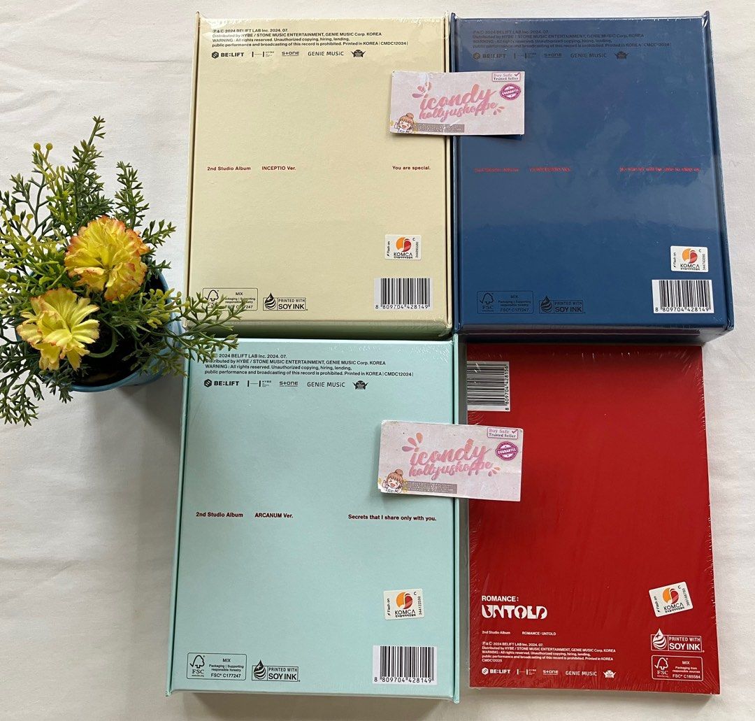 Enhypen Romance Untold Sealed Regular / Engene Ver (Category: K-Wave Merchandise) located in General Trias. Submitted by icandyhshoppe (Listing ID 1332289328, Image 2). Description: ‼️PLEASE CHECK OUR ORANGE APP SHAPI “ICANDY HALLYUSHOPPE” TO ORDER‼️ COD ACCEPTED 💙FAQ💙 1. Is it available? If you can check out, it means it is AVAILABLE. 2. Is it sealed brand new? Everything we sell is SEALED & BRAND NEW unless otherwise stated as TINGI. 3. Is it