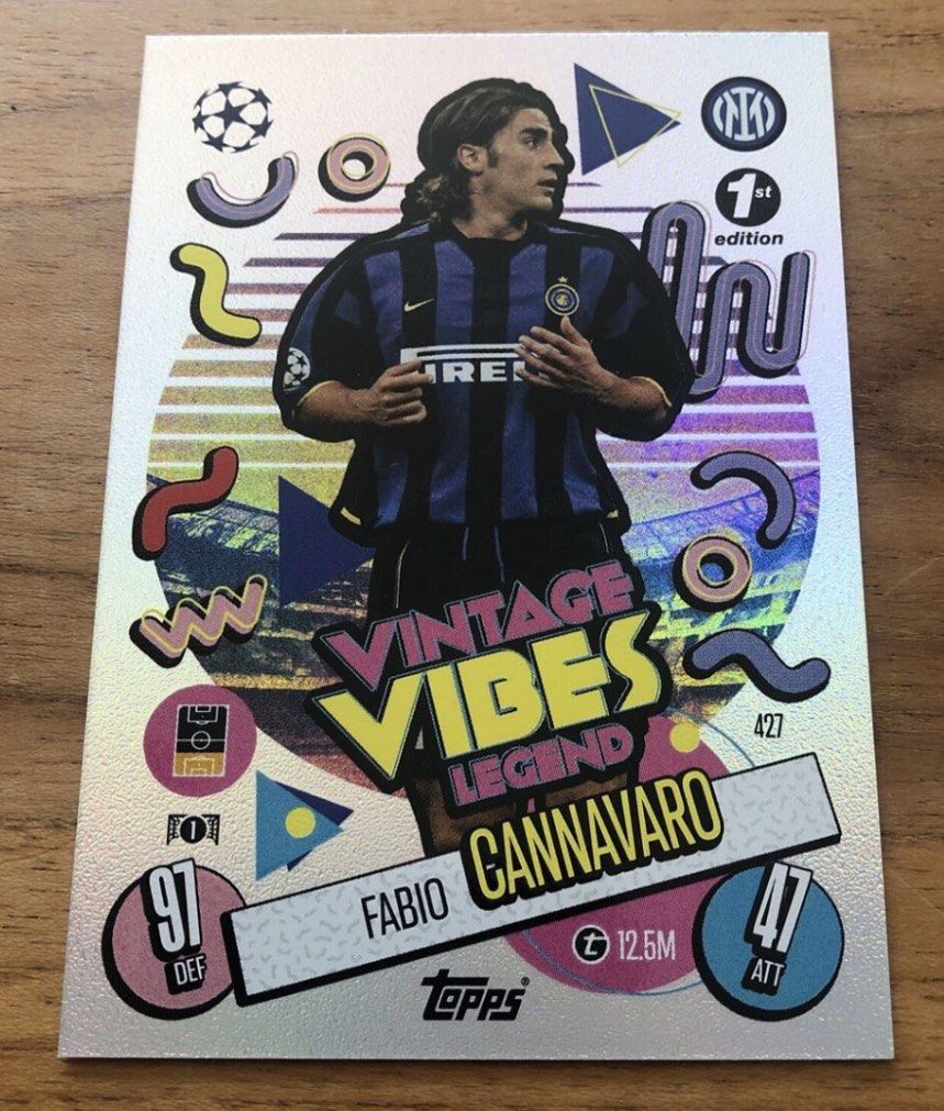 Fabio Cannavaro Vintage Vibes Legend, Hobbies Toys, Toys Games