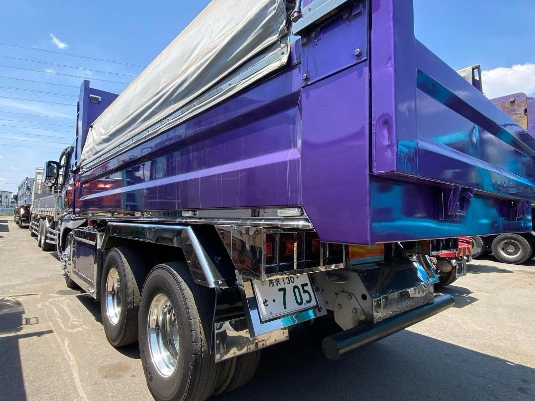 FUSO SUPER GREAT CUSTOM 10W DUMP TRUCK 6M70, Commercial & Industrial ...