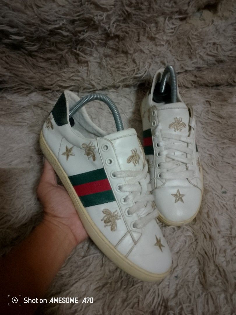 GUCCI ACE BEE STAR SNEAKERS