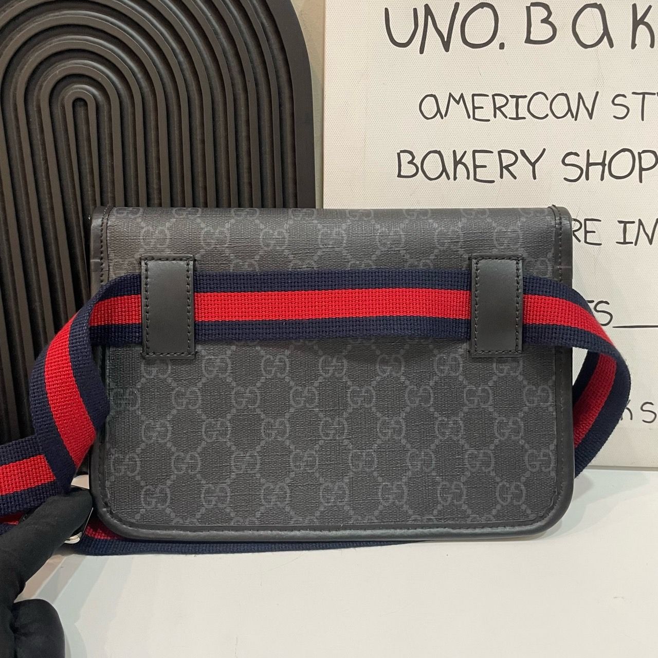 Gucci GG Supreme Belt Bag in Black Luxury Bags Wallets on Carousell