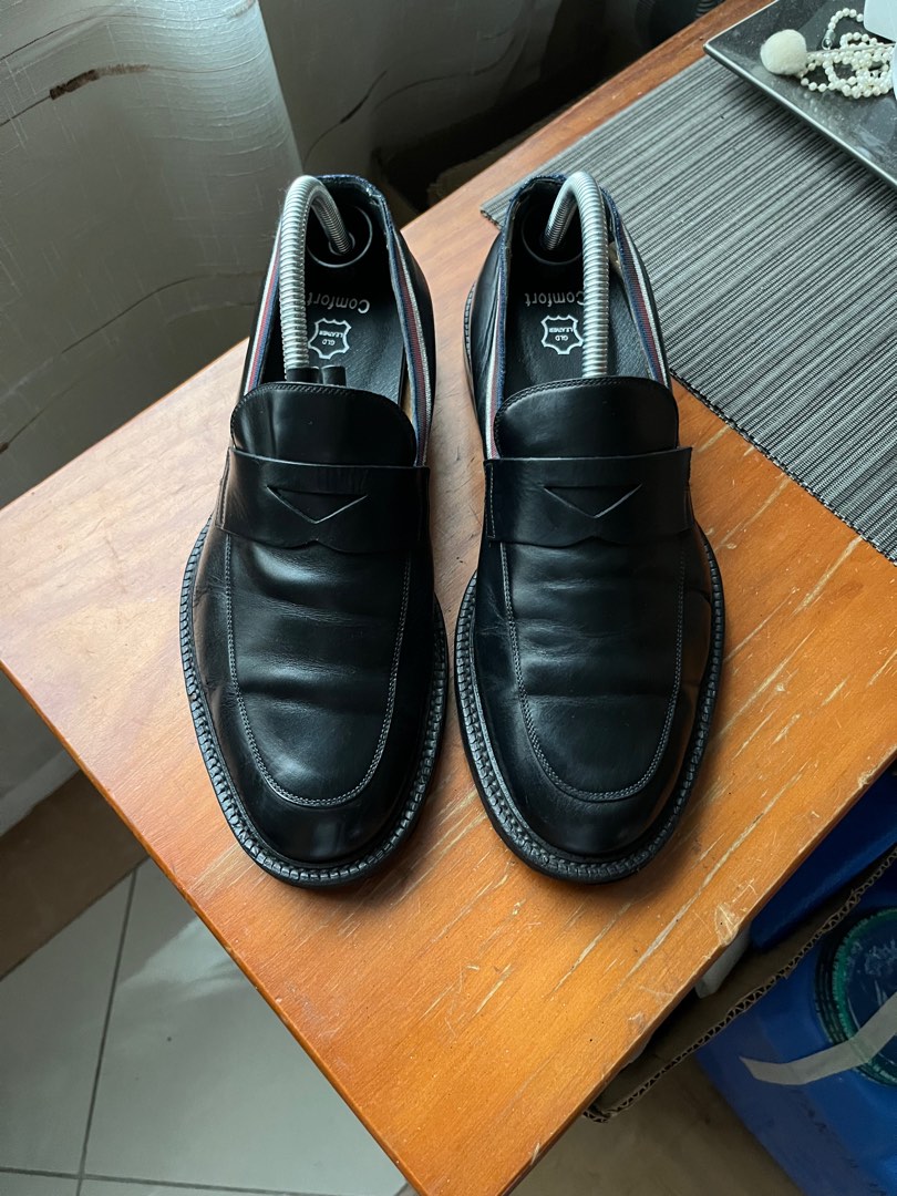 Gucci soft leather Penny Loafers