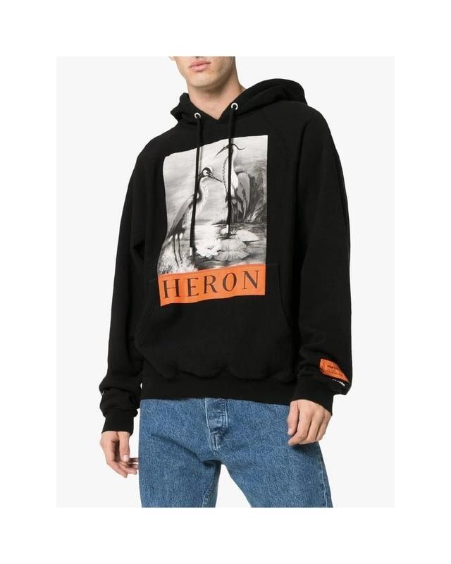 Heron preston swan hoodie hot sale