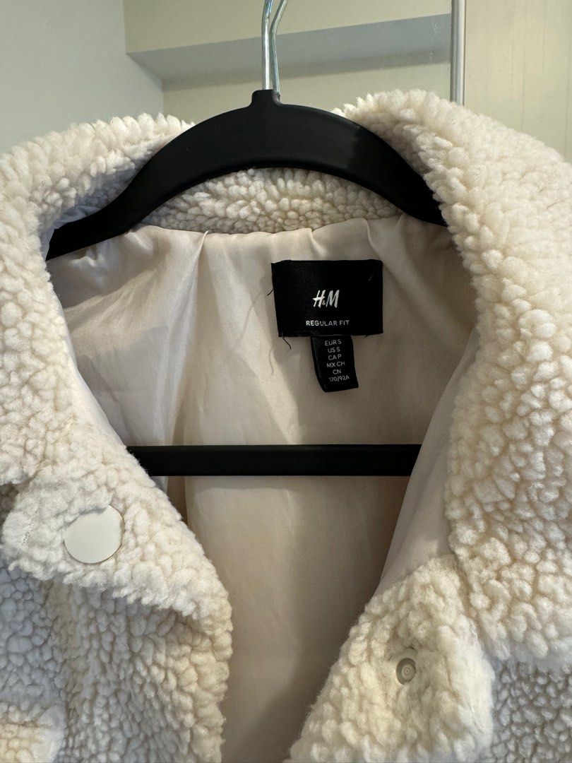 H M Teddy Jacket men size S Men s Fashion Coats Jackets and Outerwear on Carousell