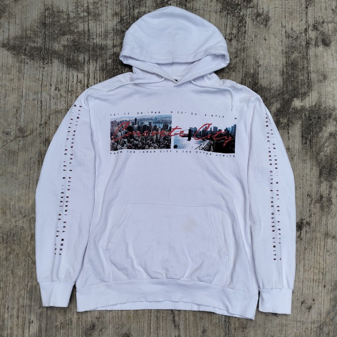 Hoodie H M Fesyen Pria Pakaian Baju Luaran di Carousell