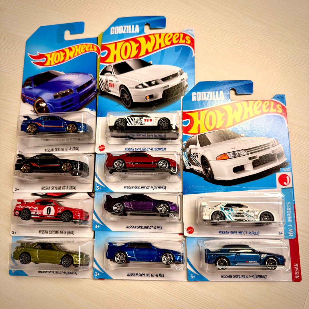激レア未開封Hot Wheels STH R34 と R32 セット Hot Wheels